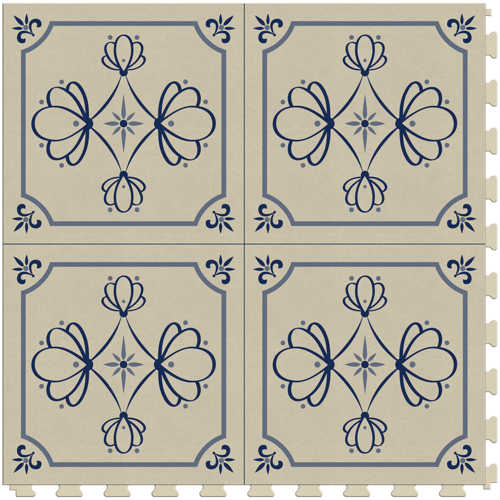 4 Closeout Azulejo Blue Luxury Vinyl Cases *MIXED BATCHES*