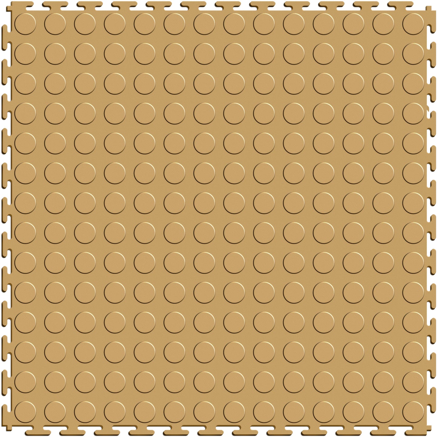 Beige Coin Tile Case