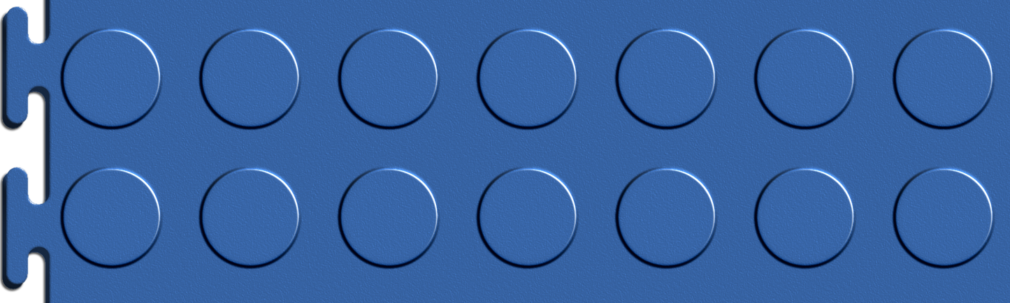 Blue Coin Tile Sample