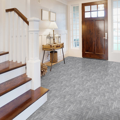 4 Closeout Chevron Graystone Luxury Vinyl Cases *MIXED BATCHES*