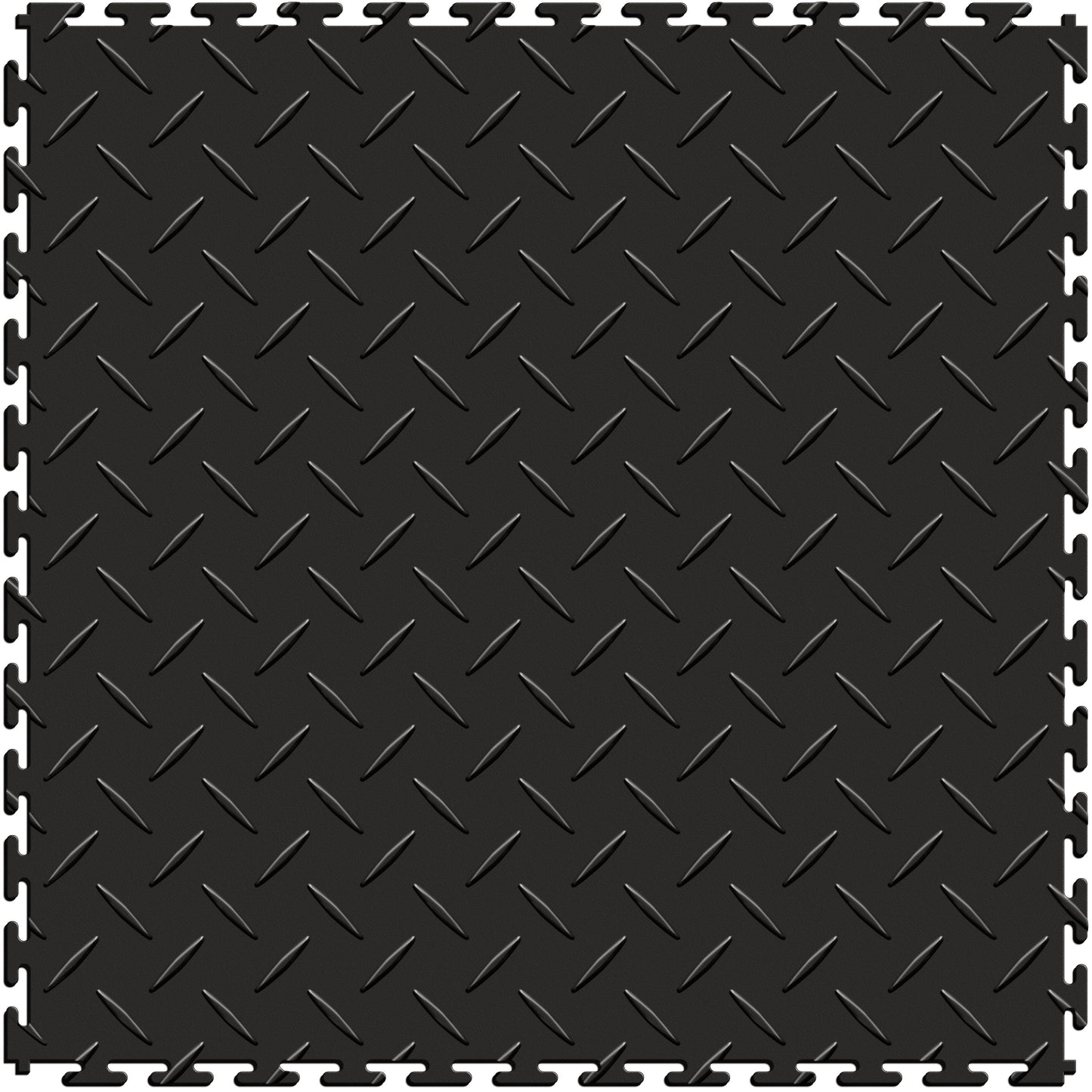 Black Diamond Plate Tile Case