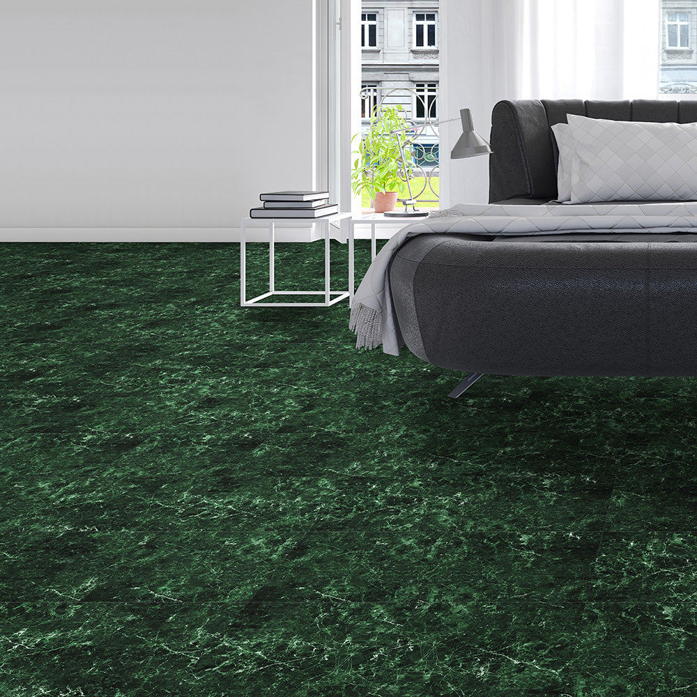 33 Closeout Emerald Green Marble Luxury Vinyl Cases
