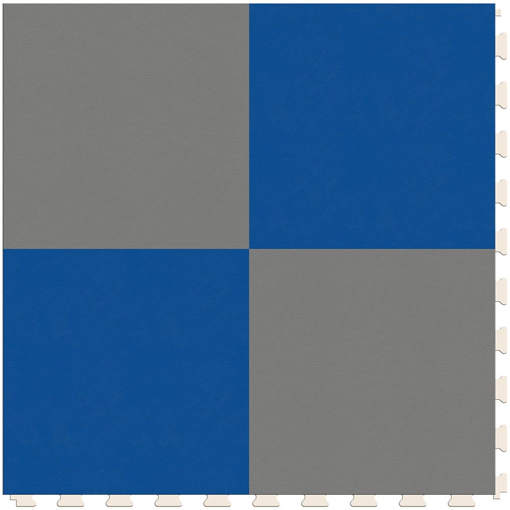 Silver & Blue Luxury Tile Case