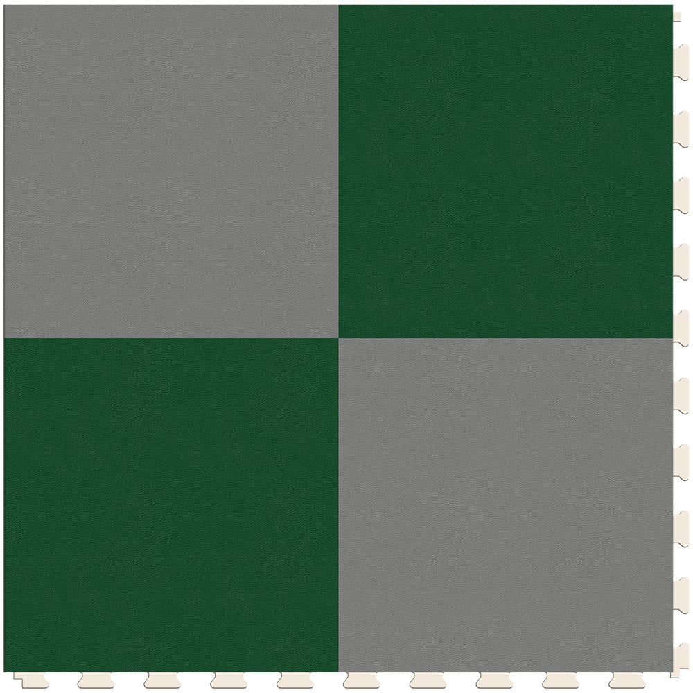 Silver & Green Luxury Tile Case