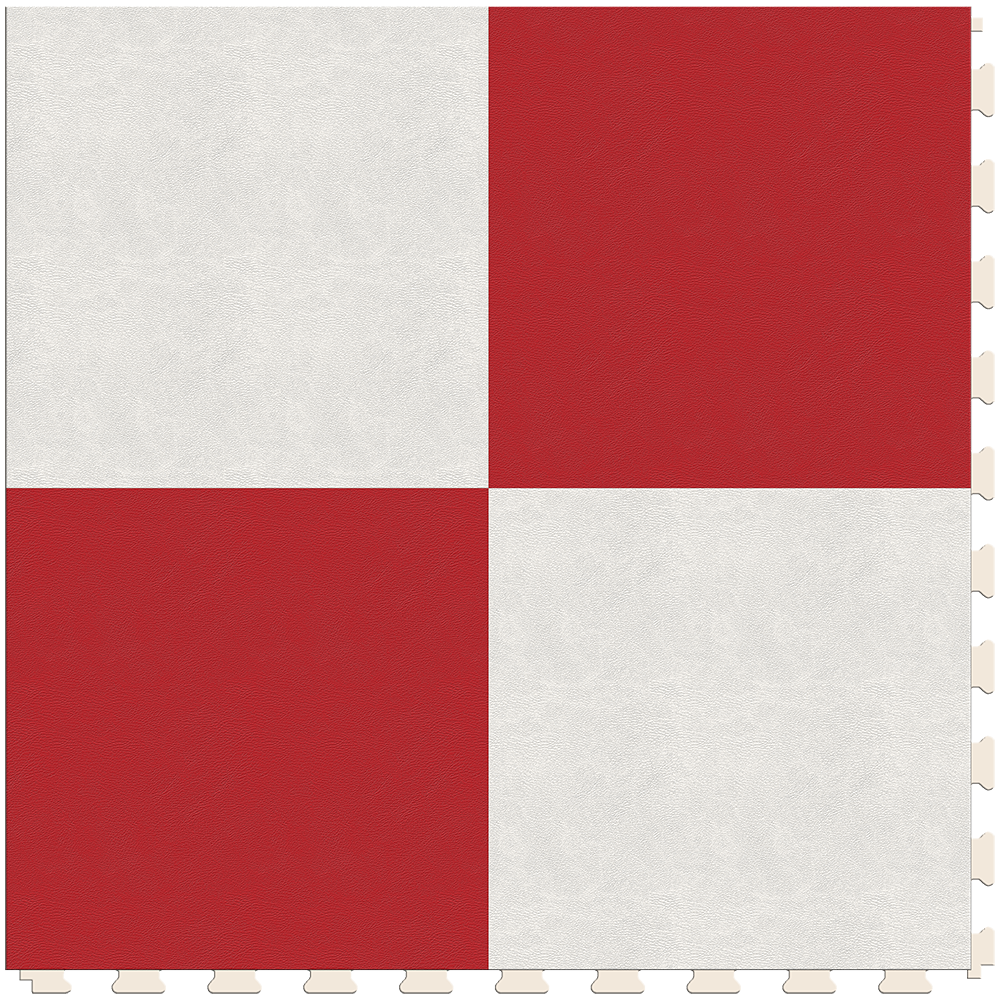 White & Red Luxury Tile Sample