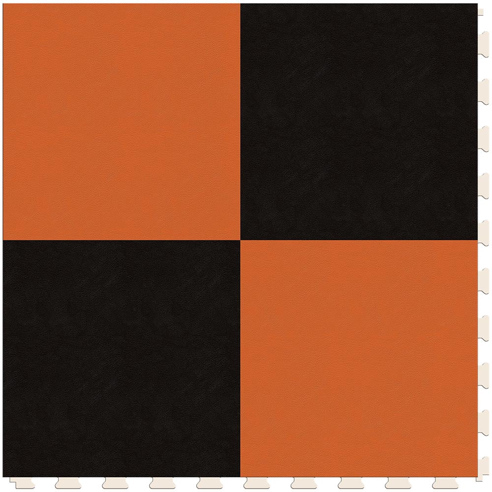 Black & Orange Luxury Tile Case