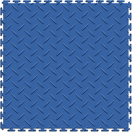 Blue Diamond Plate Tile Case