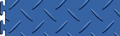Blue Diamond Plate Tile Case
