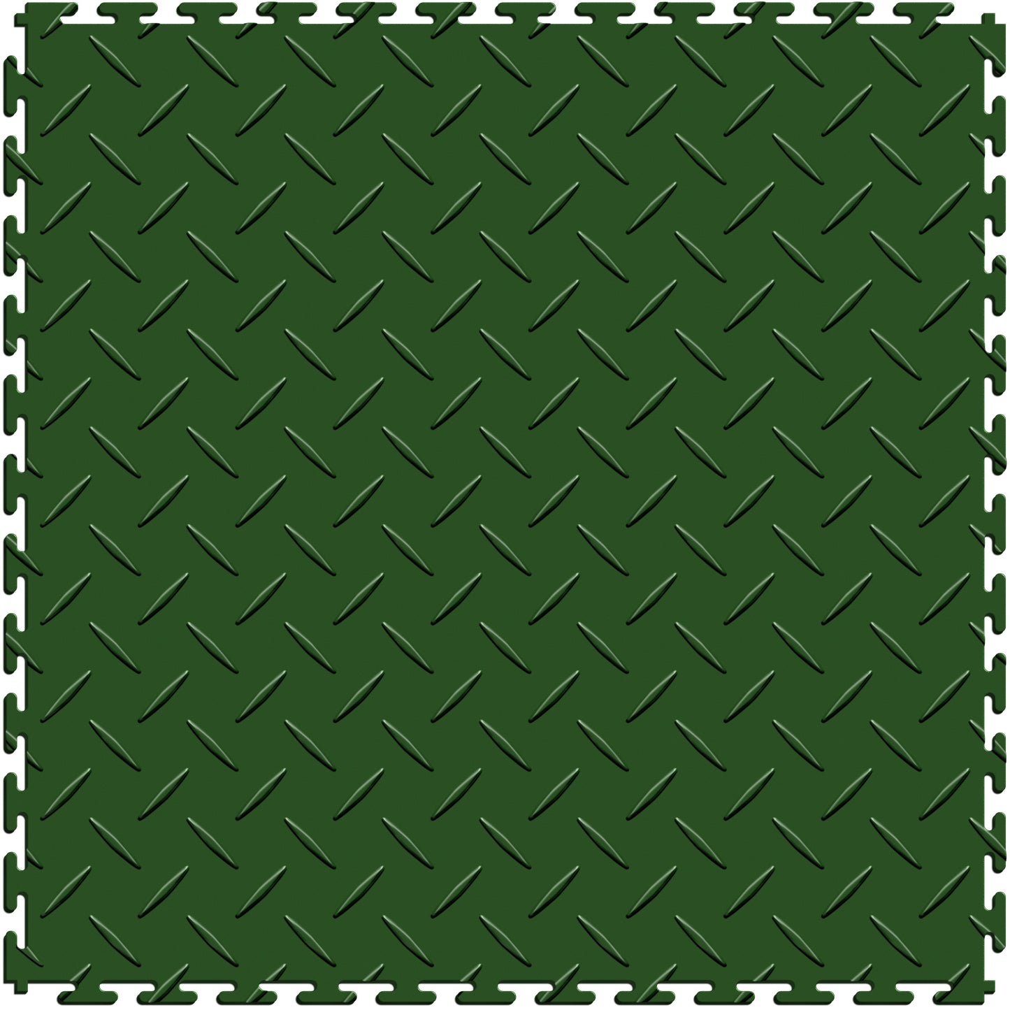 Green Diamond Plate Tile Case