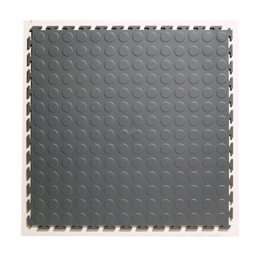 Dark Gray Industrial Coin Pattern Tile Case