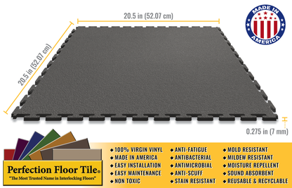 30 Dark Gray Industrial 7mm Coin  Tile Cases (Batch 10250822)
