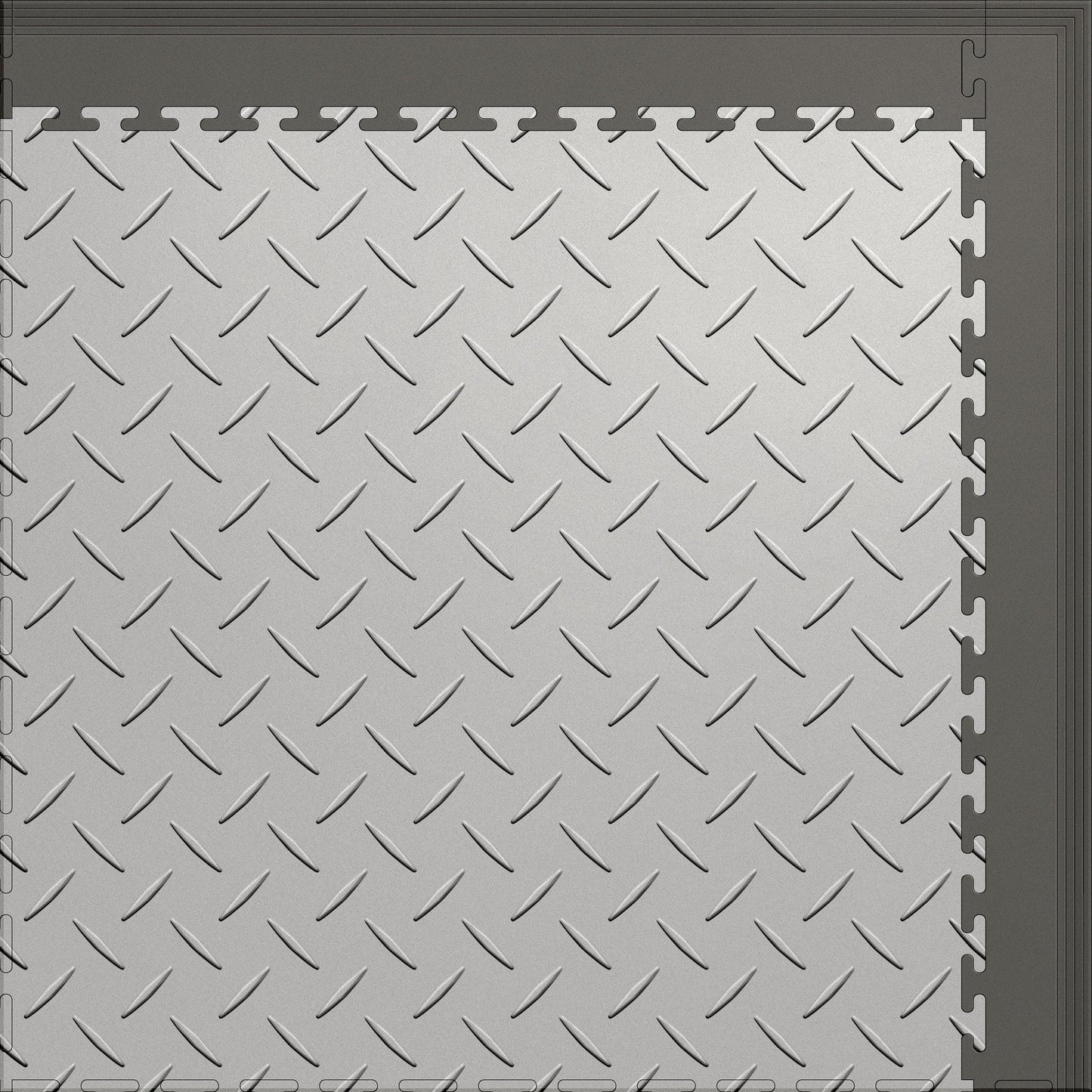 Large Color Diamond Plate Gym & Floor Mat 5x4 (20 Tiles 64.65 sq. ft.)
