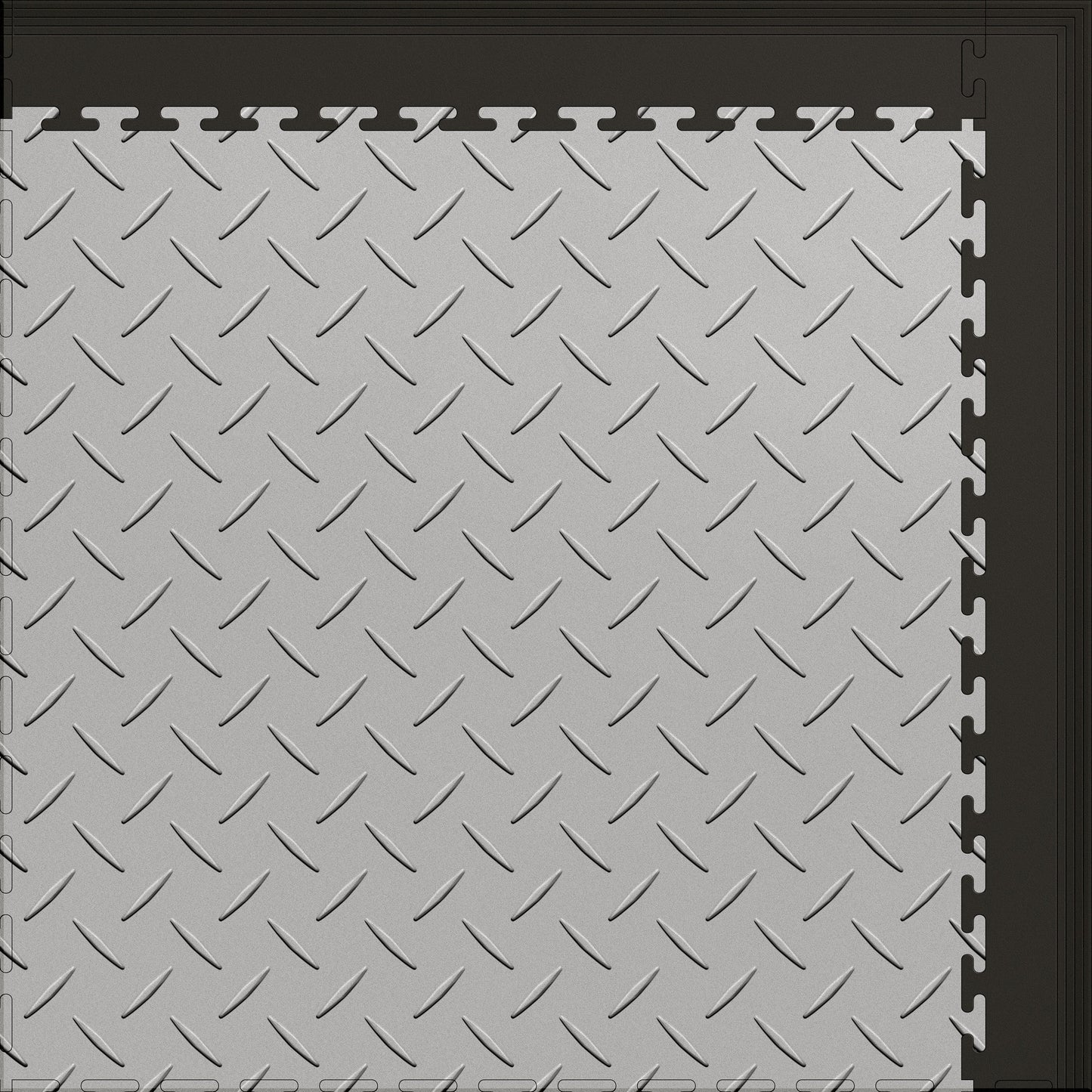 Large Color Diamond Plate Gym & Floor Mat 5x4 (20 Tiles 64.65 sq. ft.)