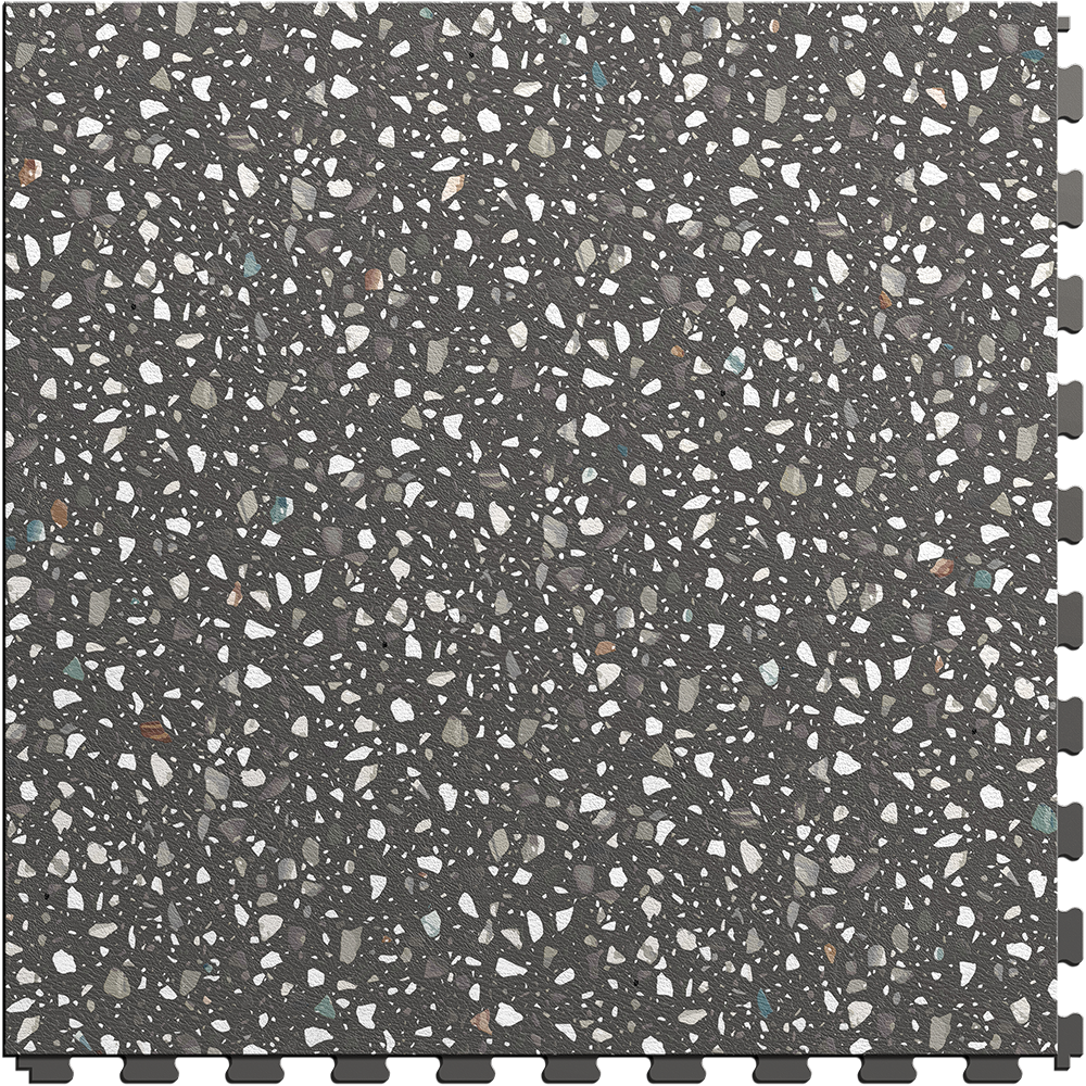 Terrazzo Dark Gray Luxury Tile Sample