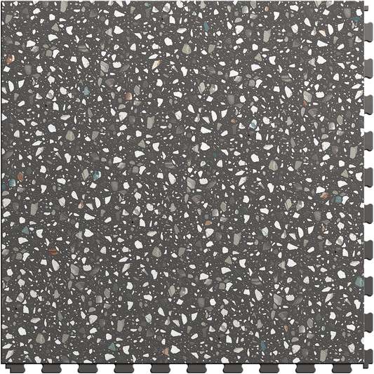 Terrazzo Dark Gray Luxury Tile Sample