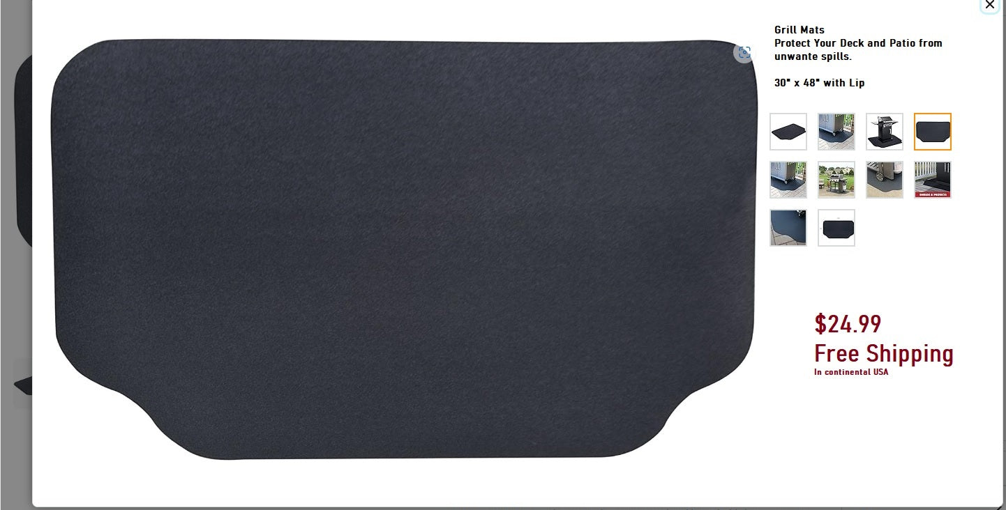 New Grill Mat - Protect your Deck and Patio