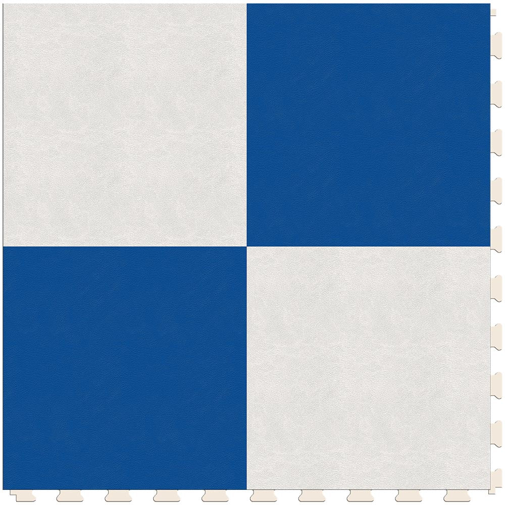 White & Blue Luxury Tile Sample